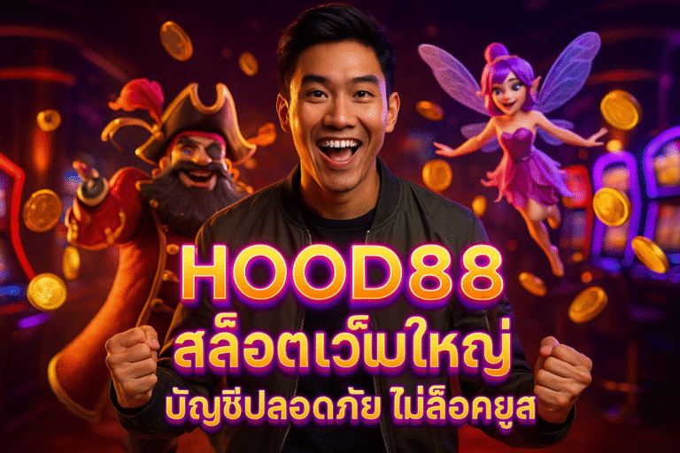 HOOD88 สล็อตเว็บใหญ่ บัญชีปลอดภัย ไม่ล็อคยูส