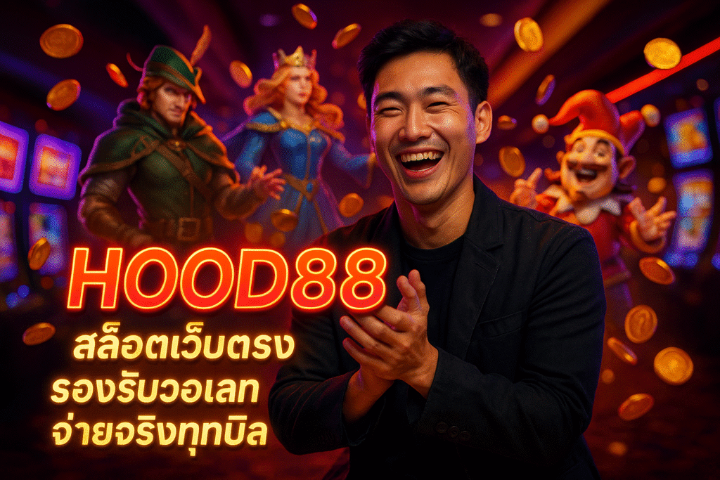 HOOD88 สล็อตเว็บตรง รองรับวอเลท จ่ายจริงทุกบิล