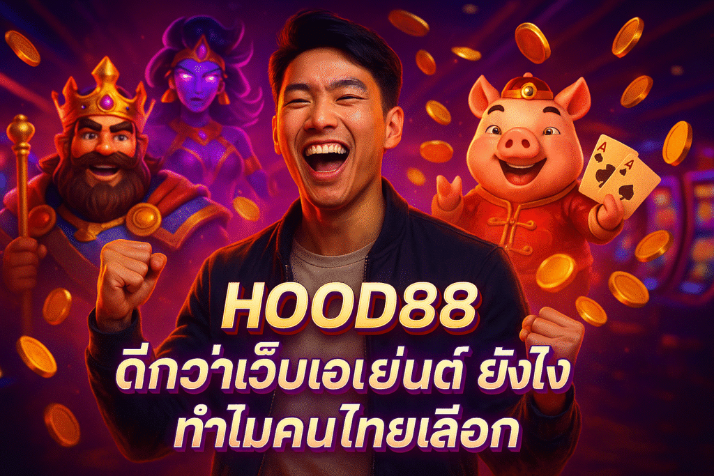 HOOD88 ดีกว่าเว็บเอเย่นต์ ยังไง ทำไมคนไทยเลือก