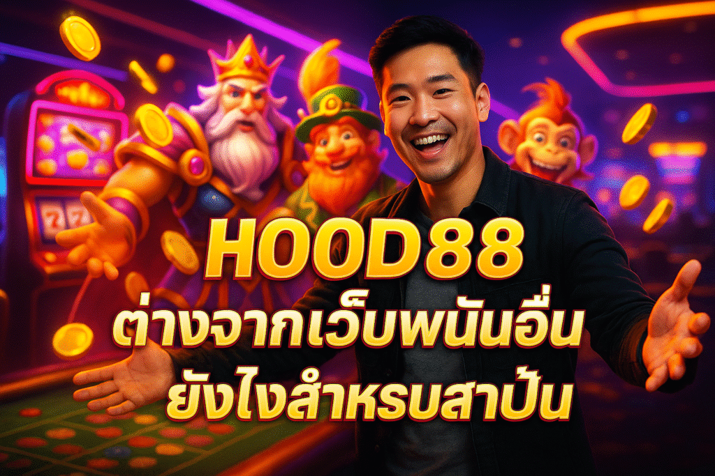 HOOD88 ต่างจากเว็บพนันอื่นยังไงสำหรับสายปั่น