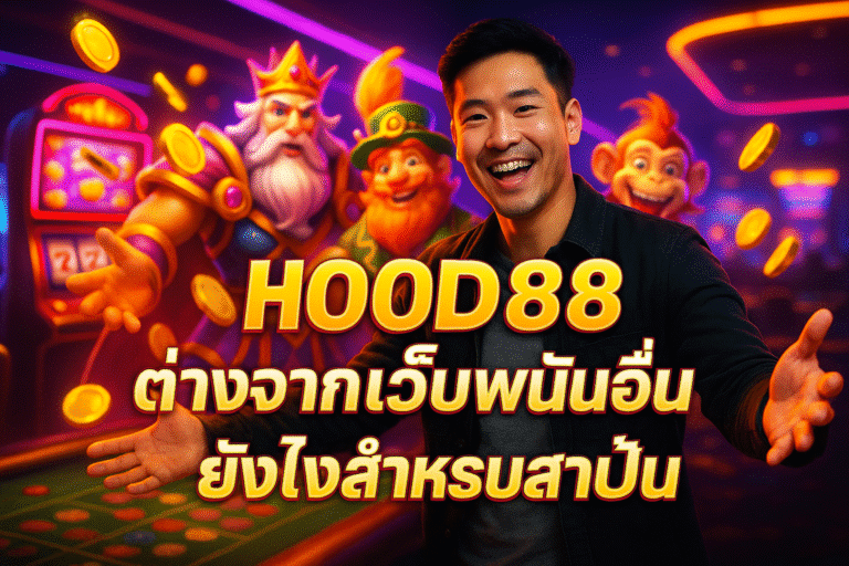 HOOD88 ต่างจากเว็บพนันอื่นยังไงสำหรับสายปั่น