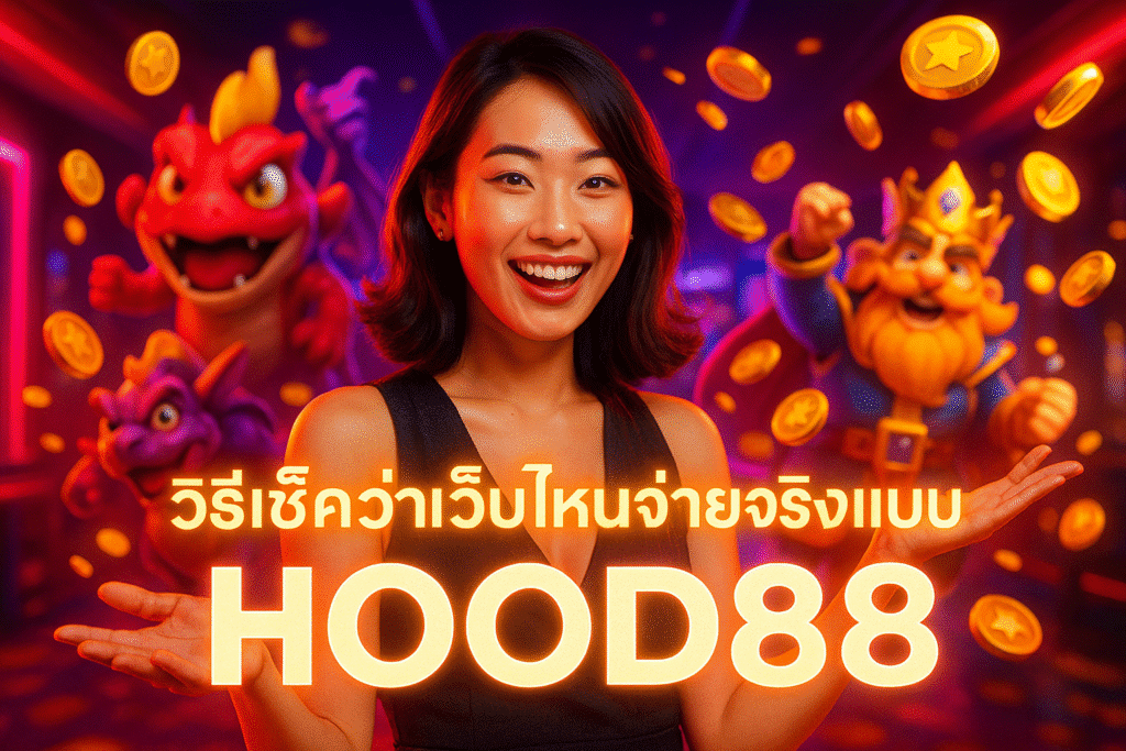 วิธีเช็คว่าเว็บไหนจ่ายจริงแบบ HOOD88